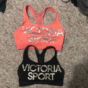 Coral Victoria Secrets sports bra